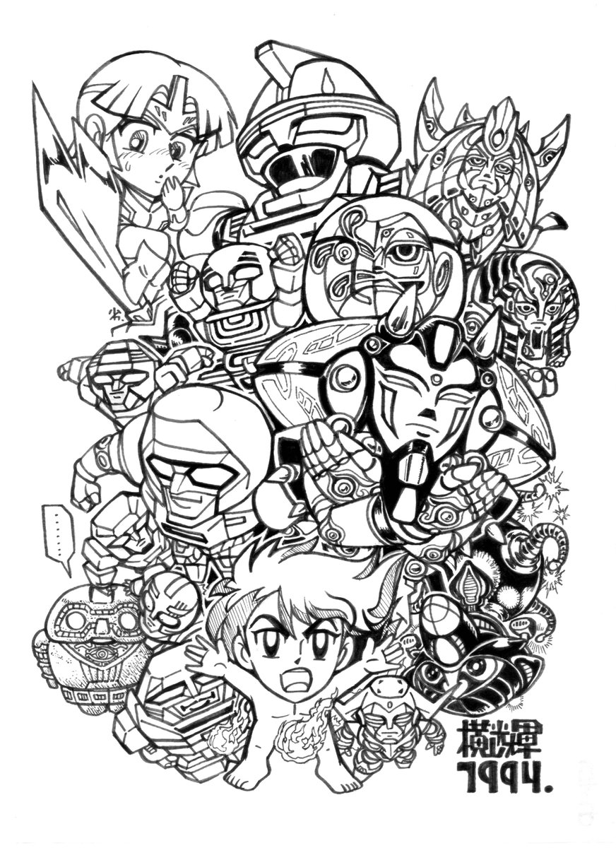 横井孝二 SD画集Ⅱ発売中☆☆☆ tweet media