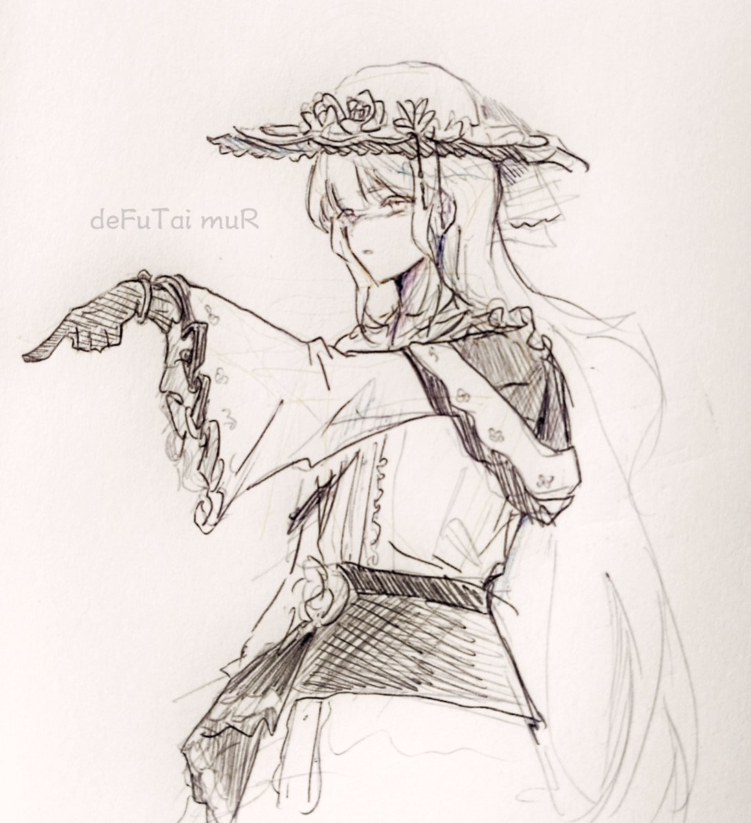 Enoch_ret's tweet image. 练习…
絶対に殺すわ（deFuTai muR❄️☟