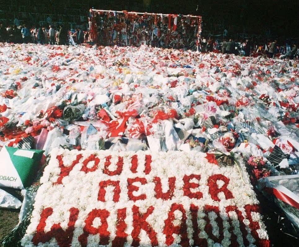 peteprendo's tweet photo. The 97 that where lost on this day will Never Walk Alone. https://t.co/zW4tKmnJ1j