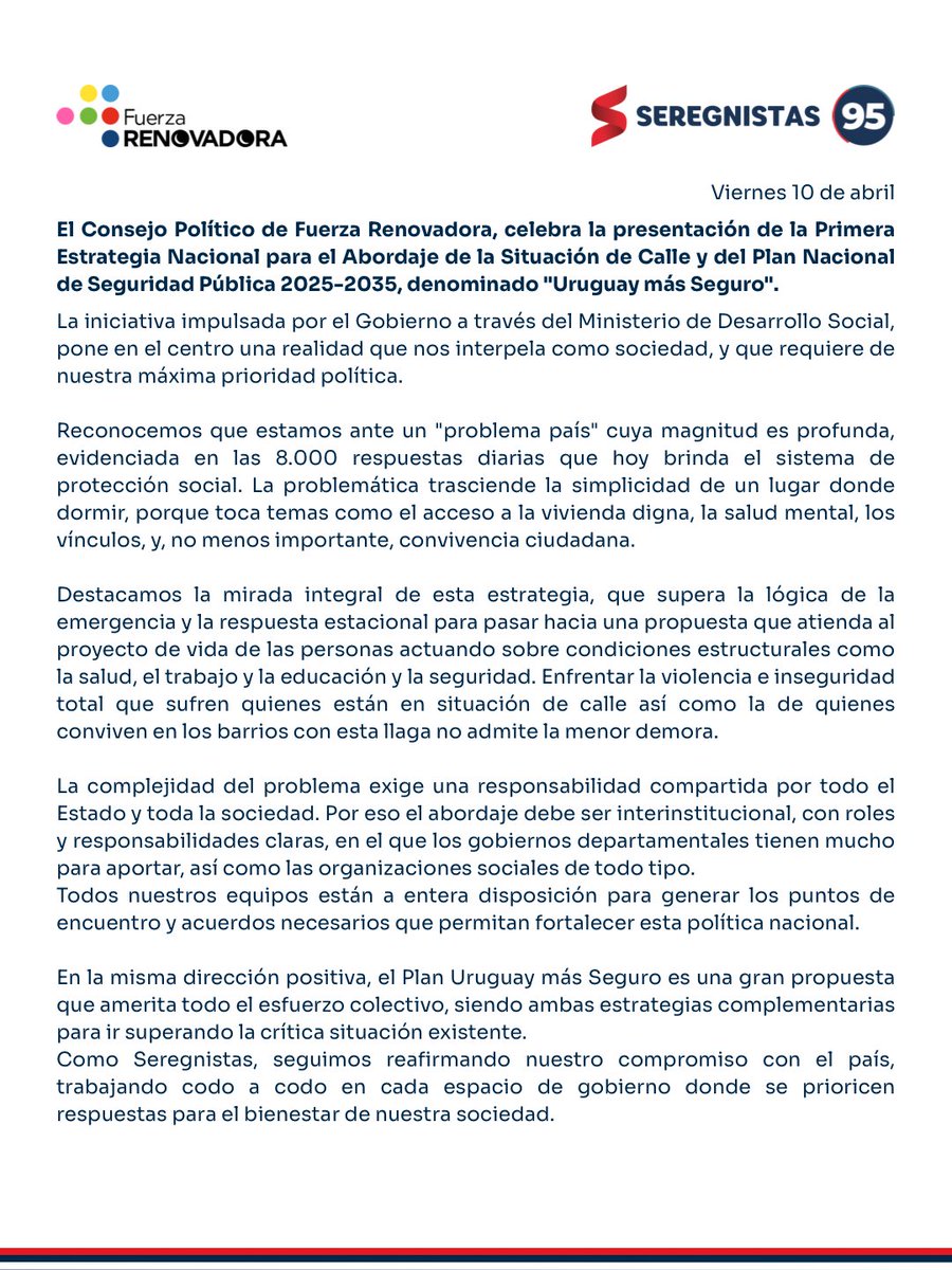 Fuerza Renovadora Frente Amplio 🇺🇾 tweet media
