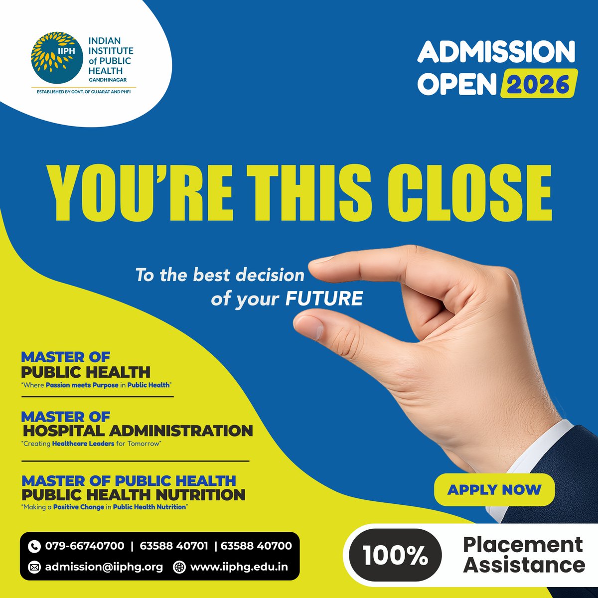 Indian Institute of Public Health Gandhinagar tweet media