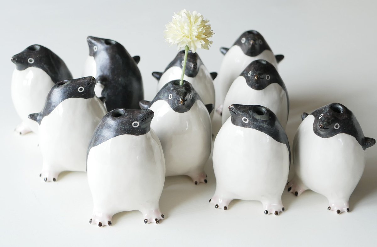 【新品未使用】工藤ちえ奈　ペンギン　小物入れ　置物　アクセサリーケース　陶器製 工藤ちえ奈 (@daguminagon) / Posts / X