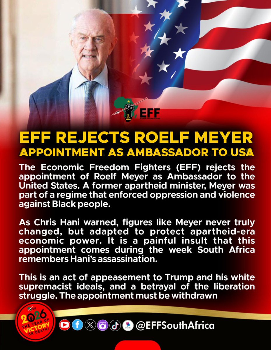 Economic Freedom Fighters tweet media