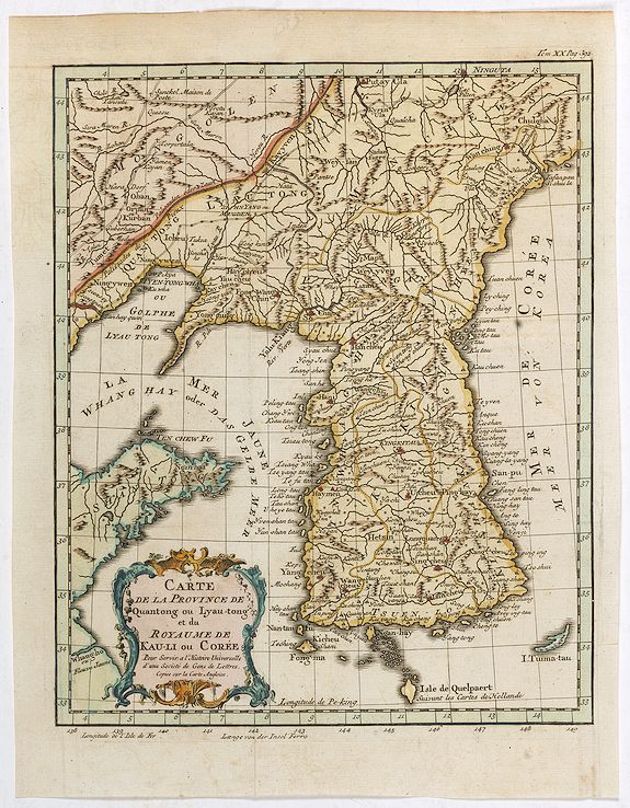 LoebLarocque's tweet photo. 1757 - BELLIN  J.N. - Carte de la province de Quan-tong  ou Lyau-tong et du RoyauMap of Korea. The map is of interest for the use of "East Sea".
Price: €500 
PLUS D'INFOS: https://t.co/6PBmLuLvuH
#raremaps #koea  #AntiqueMaps #MapCollector #Cartographie #History #geology https://t.co/g8PzkvZ9Fv