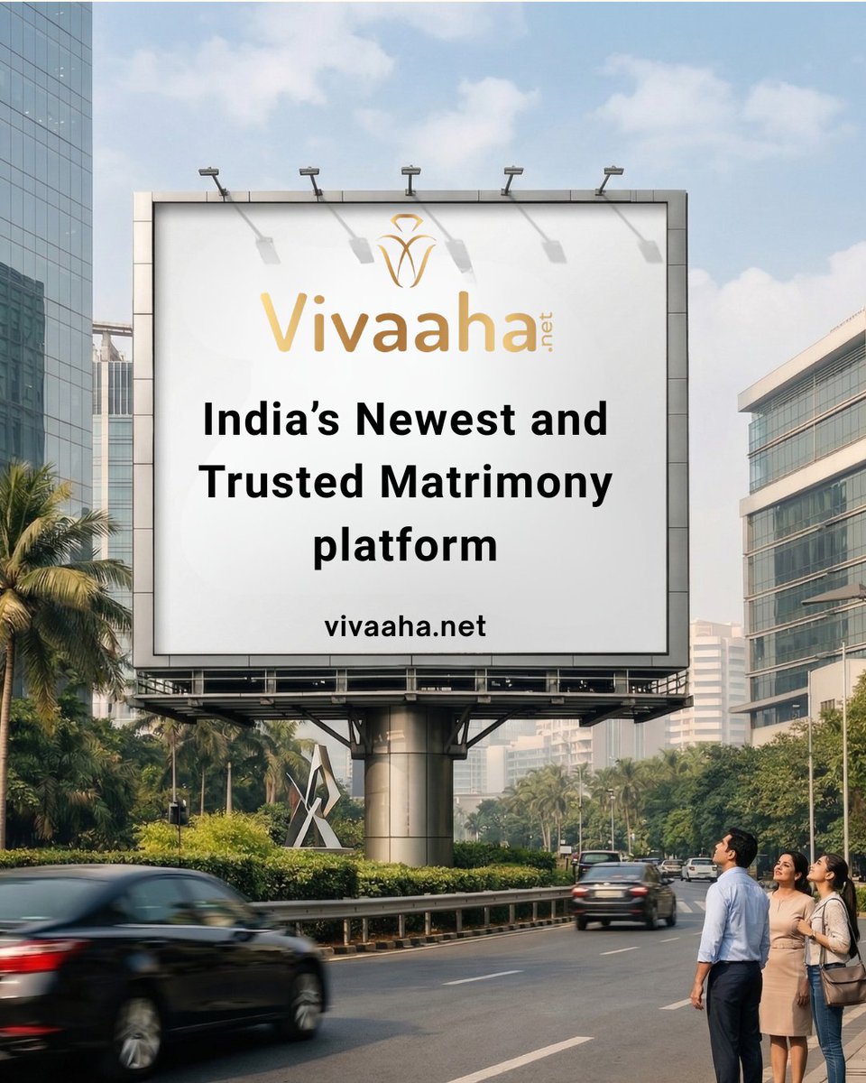 vivaaha_net's tweet image. Find your perfect life partner with Vivaaha Matrimony, the newest trusted platform for meaningful connections ❤️

Register Now -vivaaha.net/sign-up

Vivaaha Matrimony – Where perfect matches begin 💫

#VivaahaMatrimony #Matrimony #FindYourMatch #SoulmateSearch #MarriageGoals