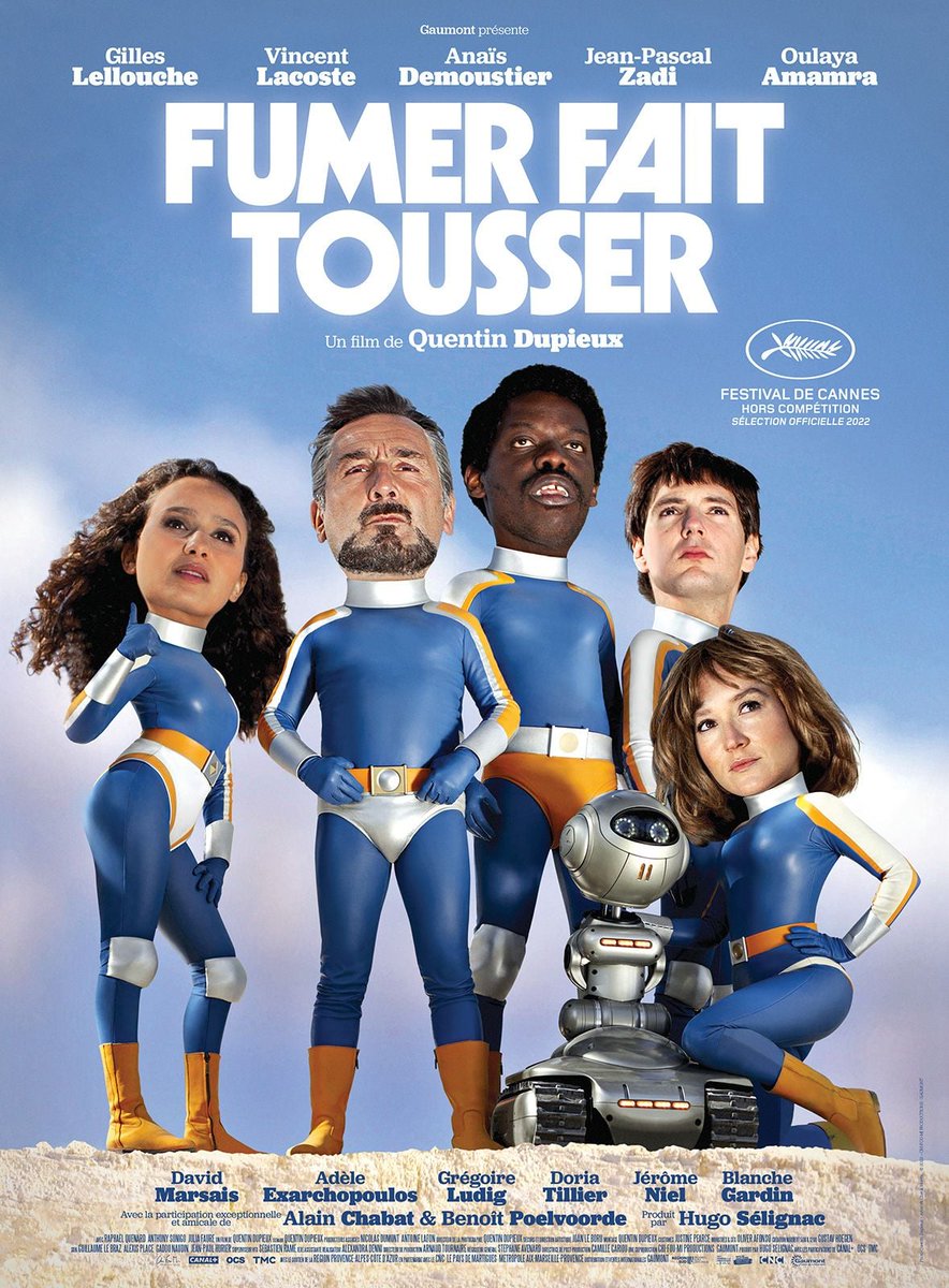nolwnlm's tweet photo. 🎬 Fumer fait tousser

Difficile à résumer!
Humour complètement décalé, scénario absurde et parfois décousu… mais impossible de décrocher 😁
Je ne me suis pas ennuyée une seconde 😂
(super casting, avec #AlainChabat)

Surprenant et drôle, je le recommande ! 😉

#Fumerfaittousser https://t.co/o5f58NfsUL