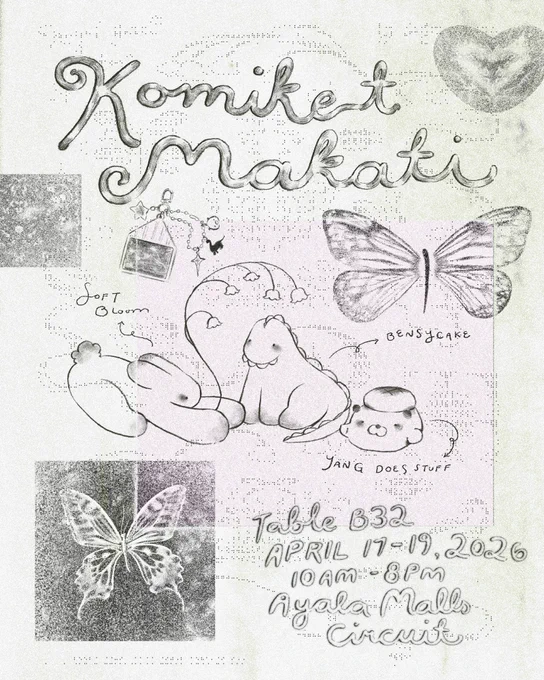 soft bloom at komiket makati 𓂃 ࣪˖ ⋆.˚ ʚїɞ ⋆ 