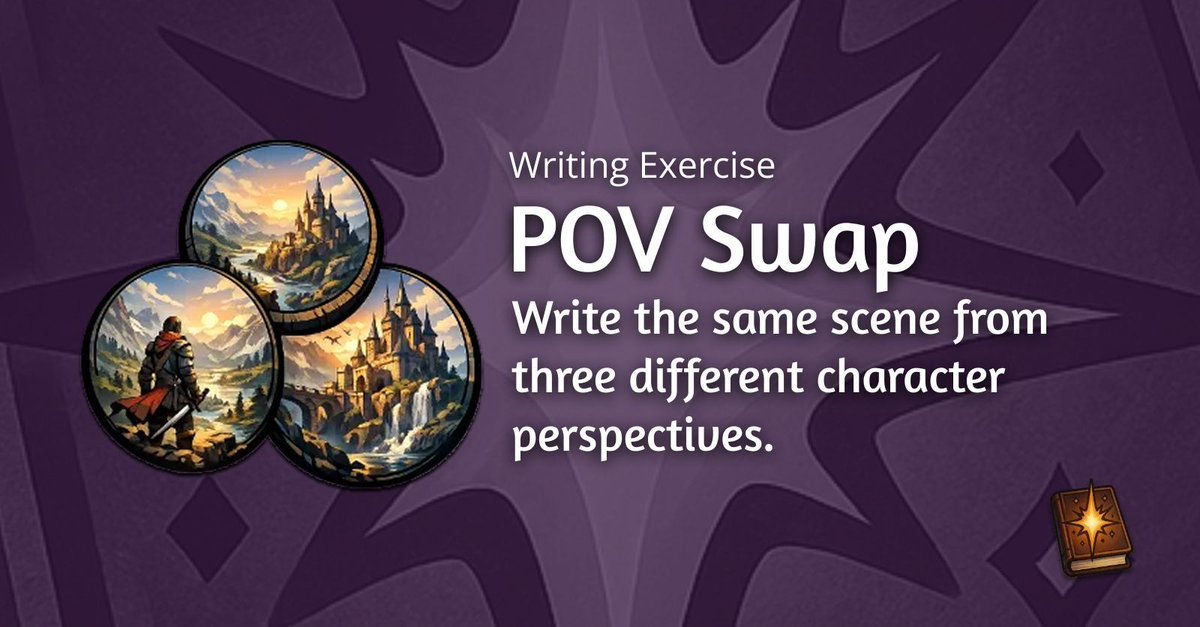 thestoryshack's tweet image. POV Swap is a perspective-shifting writing exercise that rewrites one scene through three different minds. Try it at spark.thestoryshack.com #POV #CreativeWriting #FictionWriting