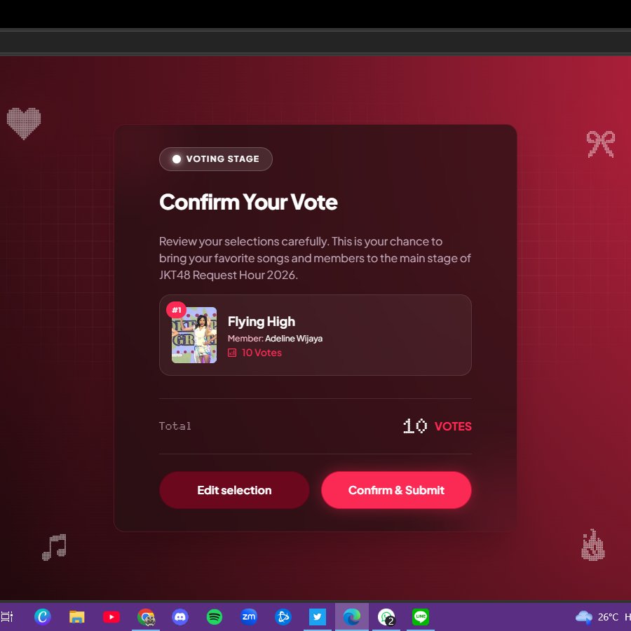 elhafadilahh's tweet image. 😏😏🥰
#FlyingHigh
#JKT48RequestHour2026