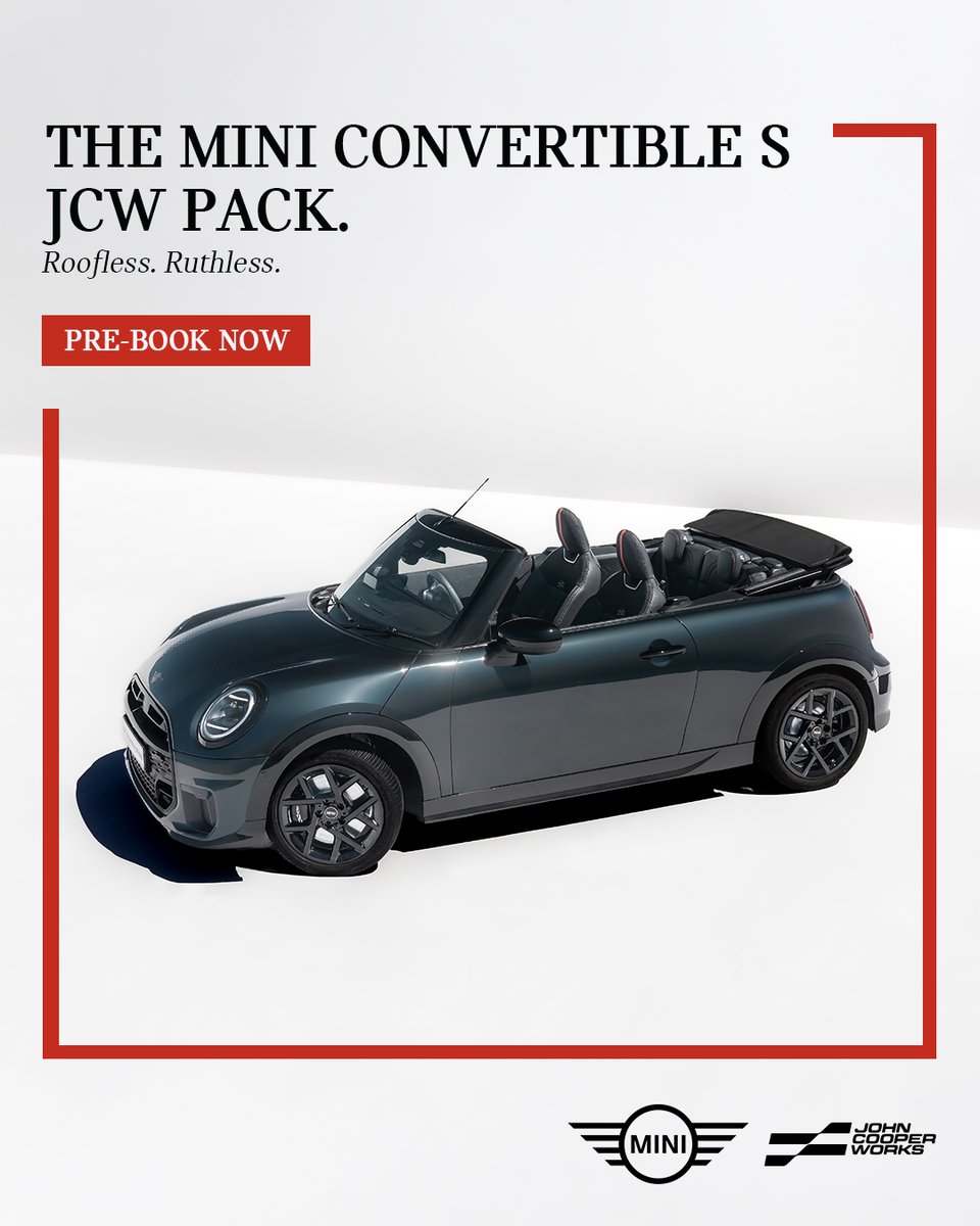 NamasteCar's tweet image. India Welcomes Wind-in-the-Hair Performance as #MINIConvertible JCW Pack Opens Bookings

namastecar.com/2026/04/15/ind…