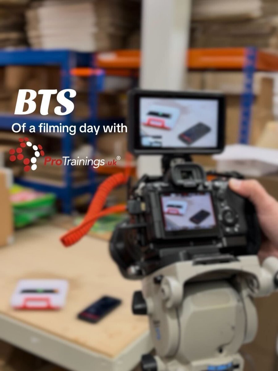 ProTrainingsUK's tweet image. 🎬️ Go behind the scenes with us at ProTrainings! Our team steps in front of the camera to bring your training to life. Here’s a sneak peek… new videos coming soon 👀 Any guesses?

#BehindTheScenes #TrainingVideos #FirstAidTraining #FilmingDay