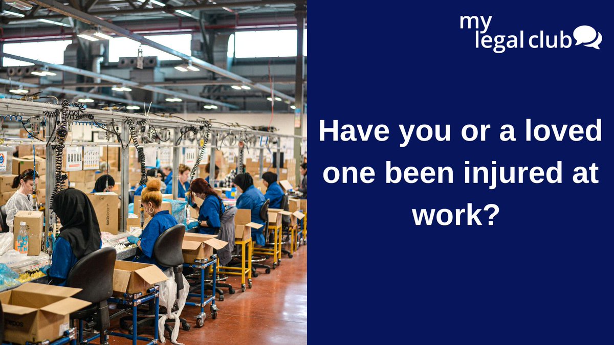 MyLegalClub's tweet image. On average there are approximately 650,000 #workplace #injuries each year. Our solicitors have supported clients with rehabilitation, loss of earnings, &amp;amp; #compensation. Read how our solicitors can help: bit.ly/4bmAdvs