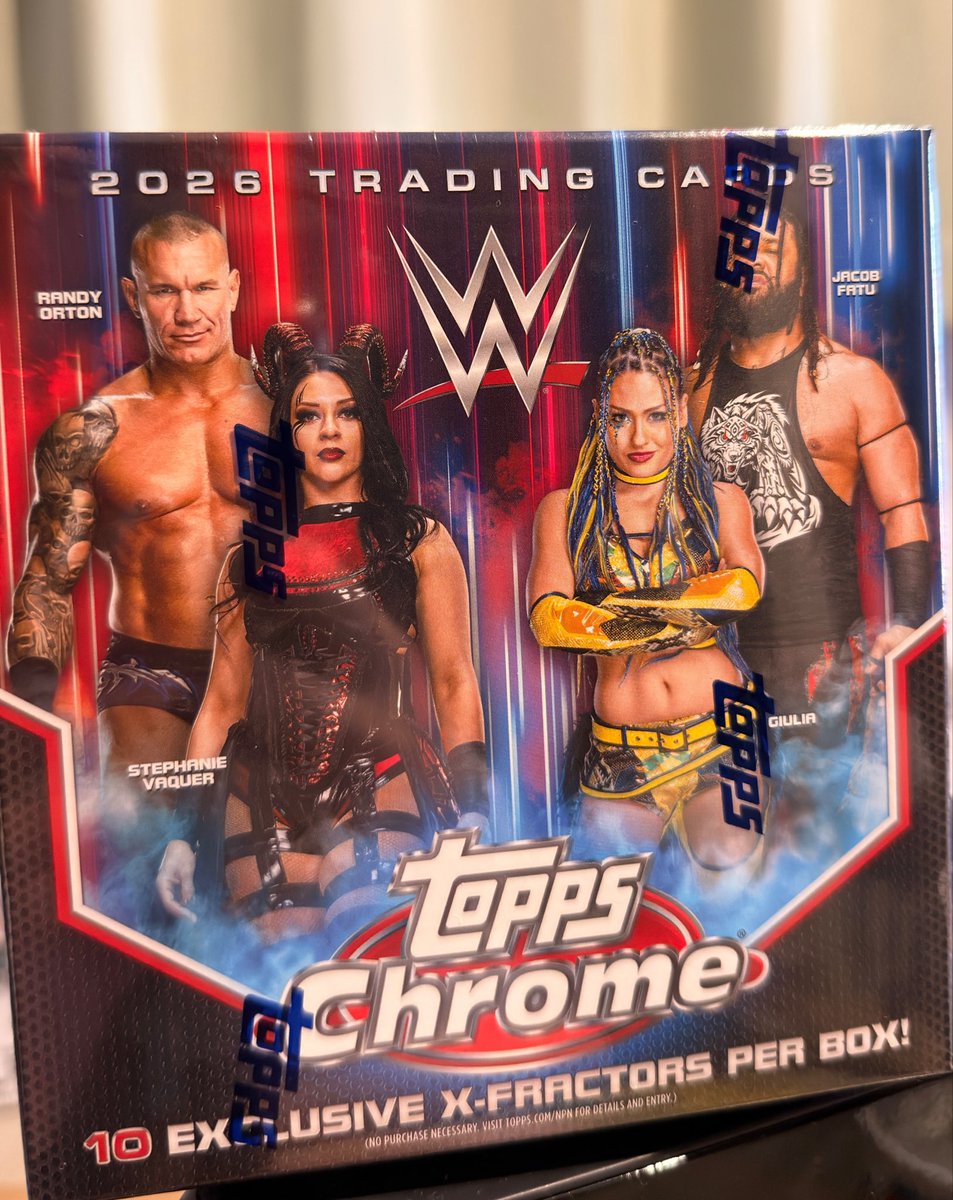 sin_cactussquad's tweet image. 今日はtopps chrome2026を開けました！
ちなみにメガボックスです💦
まさかのオートがっ！！
カイザーのオートが入っていました！
あとはベッキーリンチの250シリでした
#toppschrome #wwe