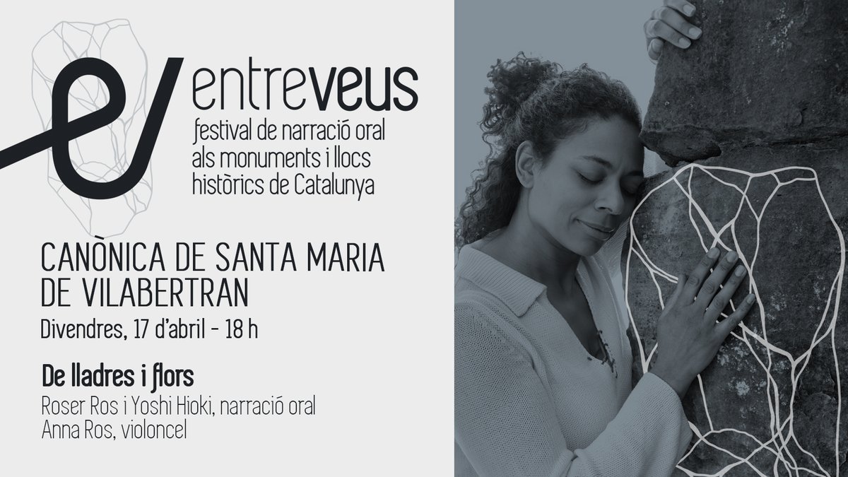 patrimonigencat's tweet photo. 📣 Últimes entrades gratuïtes per a l'espectacle 'De lladres i flors' a la Canònica de Vilabertran!

En el marc del Festival Entreveus, Roser Ros, Yoshi Hioki i el violoncel d'Anna Ros ens porten dues històries que defugen de tota regla.

📆 17 d'abril
👉 https://t.co/BGNpzbXQbQ https://t.co/kUhRkNswLV