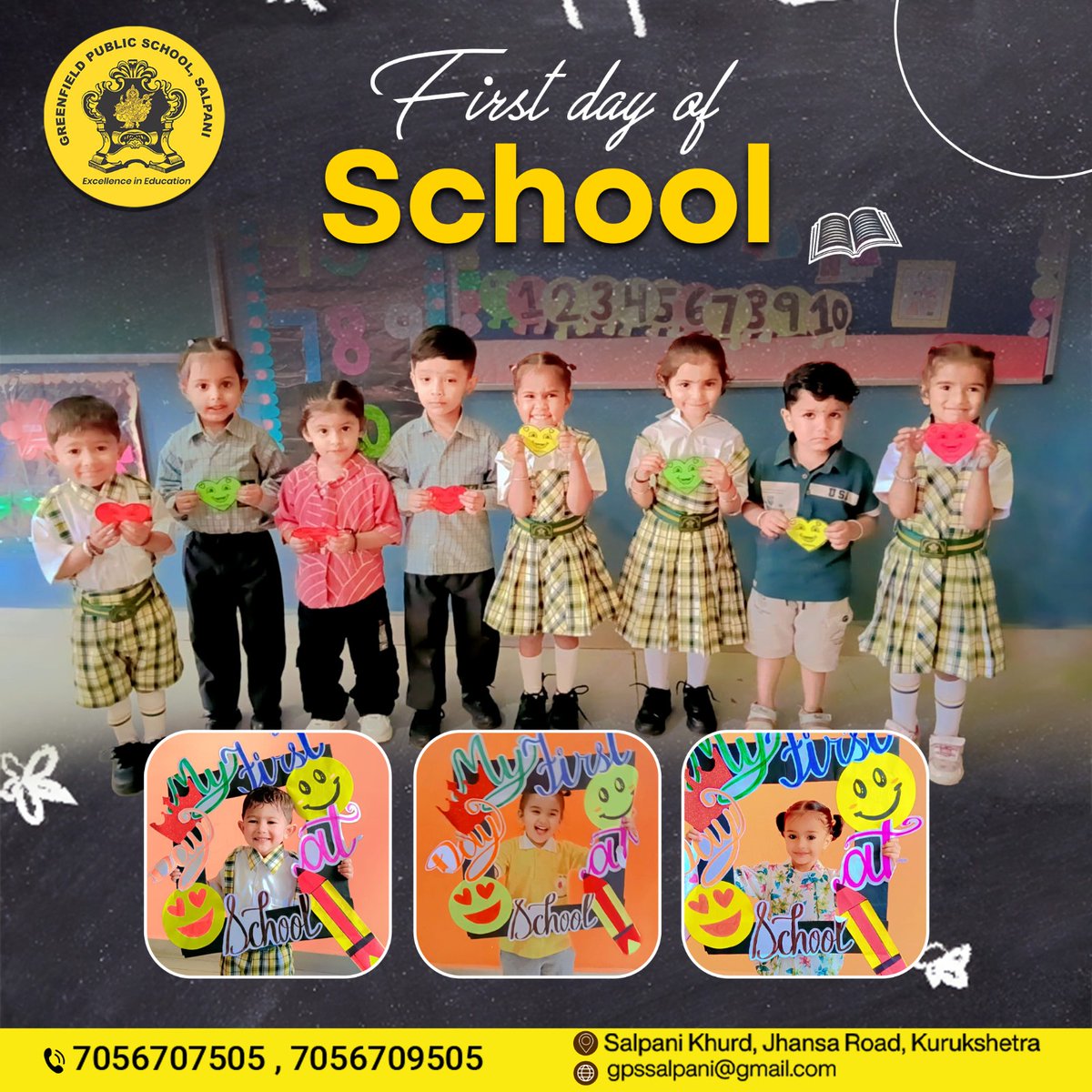 gpssalpani83's tweet image. First day, big smiles, and new beginnings! 🌟💛

Our little learners stepped into school with joy, curiosity, and excitement. Here’s to a wonderful journey ahead! 📚✨

#FirstDayOfSchool #LittleLearners #NewBeginnings #HappyKids #SchoolLife #TinyTots #LearningJourney