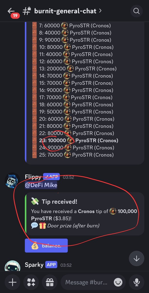 BurnItJuliemom's tweet photo. Gm Hump Day 🐫 Crypto is banking but with no borders ✨️ We do it our way 💪 #borderlessbanking 

$PYROSTR JACKPOT MADNESS ends TODAY ⚠️ 7pm UTC ⚠️ 

Our latest winner 🏆 @defi_mike triggered a jackpot of 430,661.21 $PYROSTR for trading $10+ of it 🥳 THEN... Won ANOTHER 100,000 in our doors game that you get for each jackpot 😎 

Both Mike & @Rigsnah84 are our highest scoring JACKPOT winners with 27 JACKPOTS EACH 🔥 

If either one gets 1 more JACKPOT before 7pm TODAY they get it DOUBLED 💰 All to trade for 💪