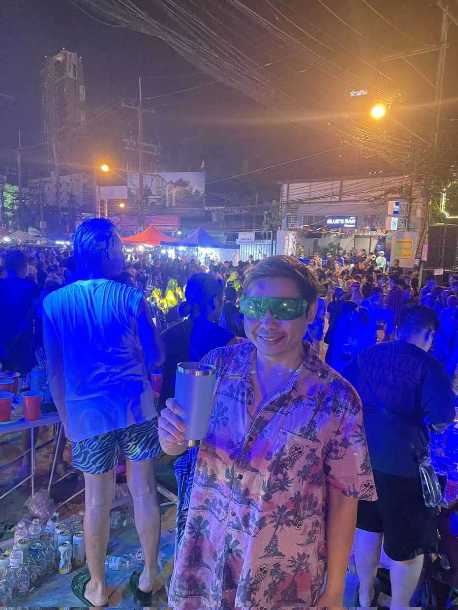 Titiny's tweet image. About Last Night #Colourful #สงกรานต์ขอนแก่น