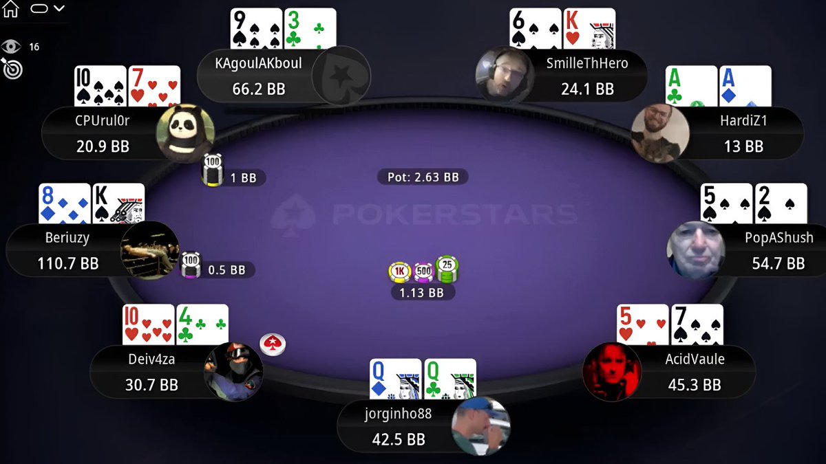 kalipoker_tv's tweet image. 🆕 $1K Super Tuesday Beriuzy | jorginho88 | CPUrul0r - Final Table Replay (07-04-2026)

Watch the full final table replay on Kalipoker TV ▶️ youtu.be/N8bmyCCdaF0

#PokerStars #SuperTuesday #FinalTableReplay #Poker