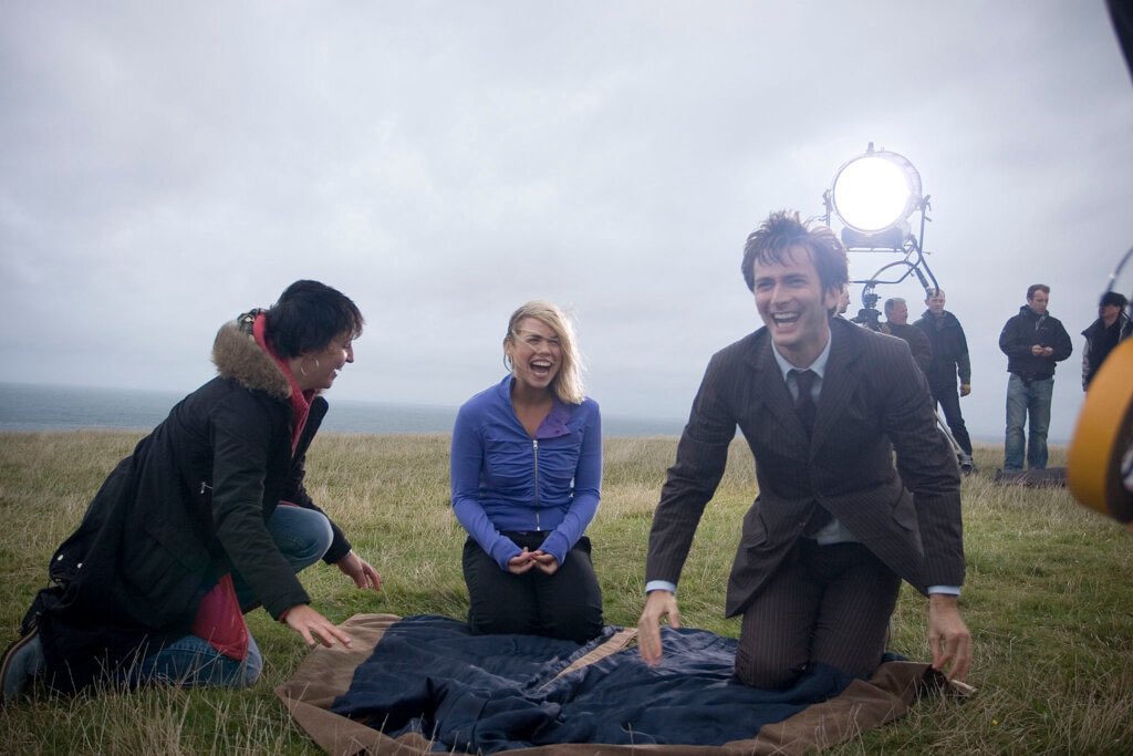 DavidTupdates's tweet photo. New pictures of David during the filming of New Earth twenty years ago. https://t.co/I5zzvADgJ5