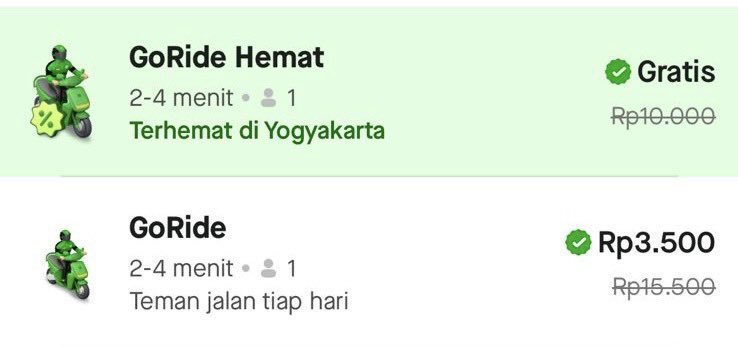 UGM_FESS's tweet image. INFO VOUCHER GOJEK BUAT KALIAN SEMUA GUYSS #PROMO #GOJEK #APRIL2026 ‼️

GOFARAH (GOFOOD)
GOWEEKEND (Jumat-Minggu)
GOSTASIUN (dari/ke stasiun)
YUKSEHAT

Bisa diklaim buat order GoFood, GoRide, GoCar guyss, mayan banget 🤩