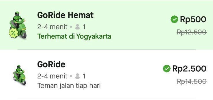 UGM_FESS's tweet image. INFO VOUCHER GOJEK BUAT KALIAN SEMUA GUYSS #PROMO #GOJEK #APRIL2026 ‼️

GOFARAH (GOFOOD)
GOWEEKEND (Jumat-Minggu)
GOSTASIUN (dari/ke stasiun)
YUKSEHAT

Bisa diklaim buat order GoFood, GoRide, GoCar guyss, mayan banget 🤩