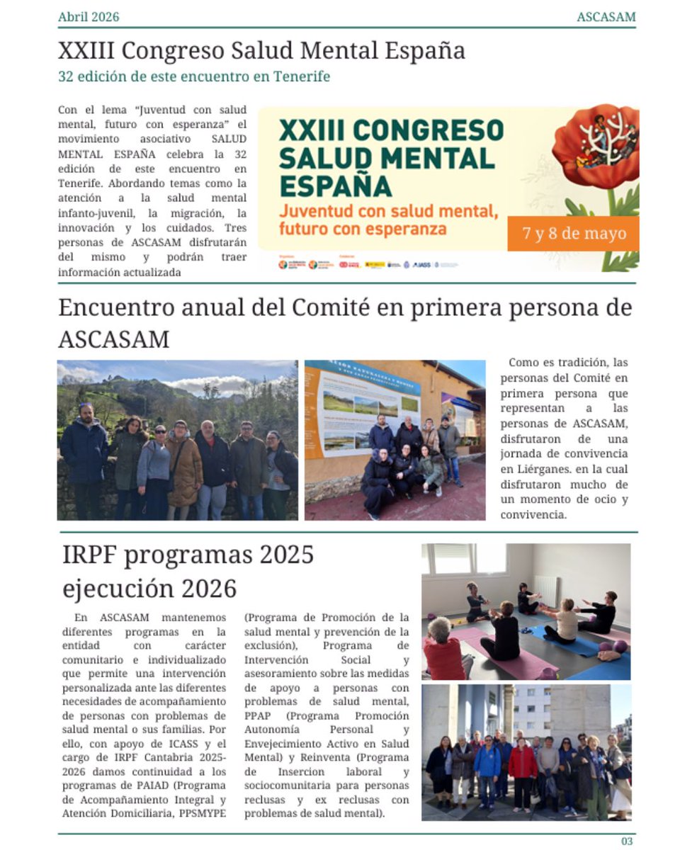 ASCASAM Salud Mental Cantabria tweet media