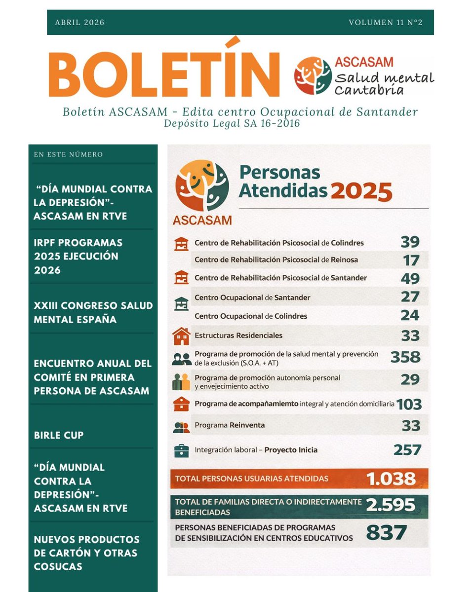 ASCASAM Salud Mental Cantabria tweet media