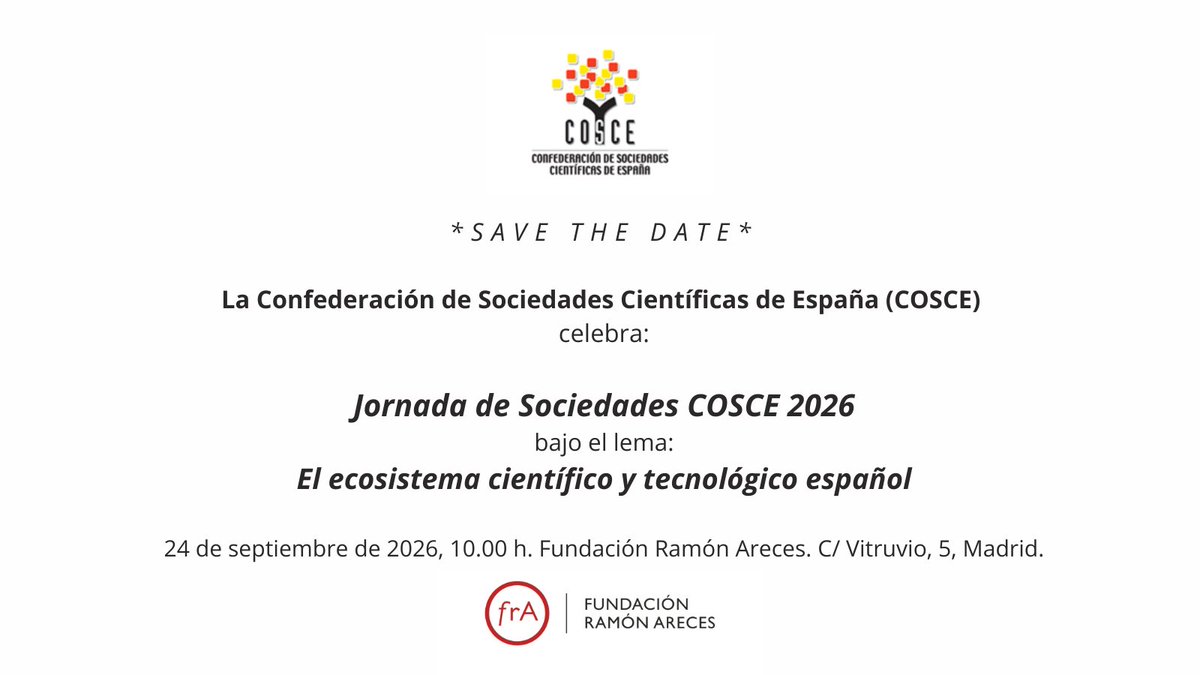 Confederación de Sociedades Científicas de España tweet media