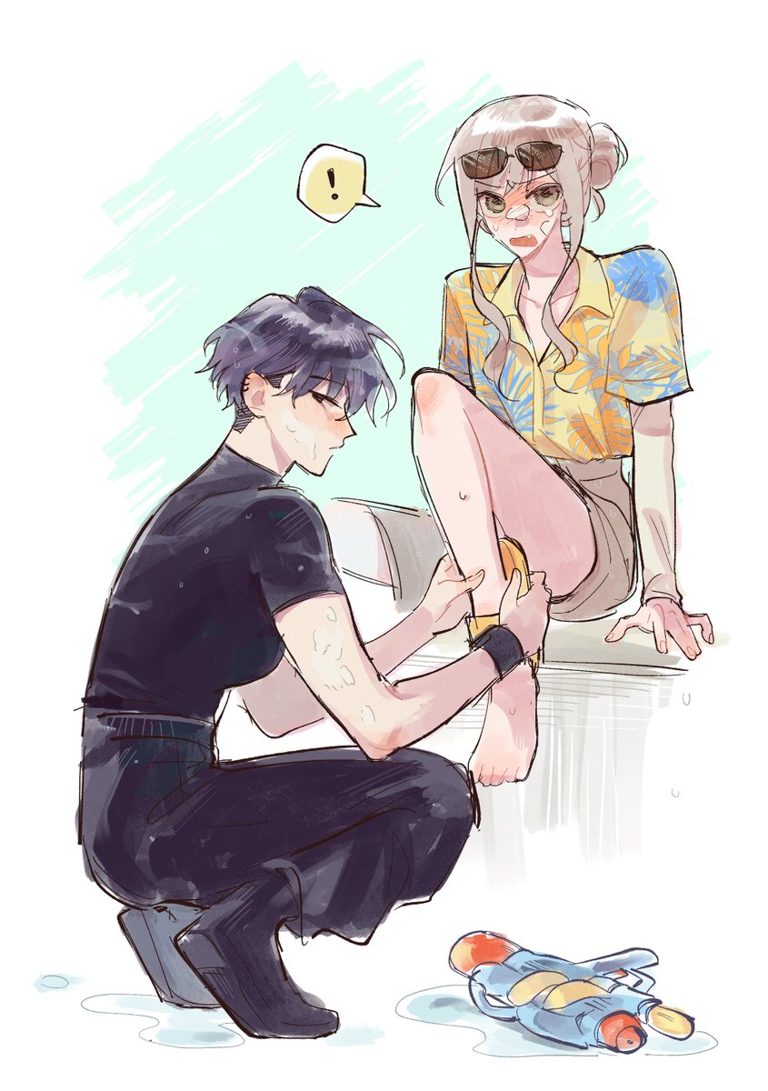 yogurt_pt's tweet image. สงกรานต์นี้... มีสุดหล่อมาช่วยเอารองเท้าออกให้รึยังคะ😍🌊

#น่าโป้ย