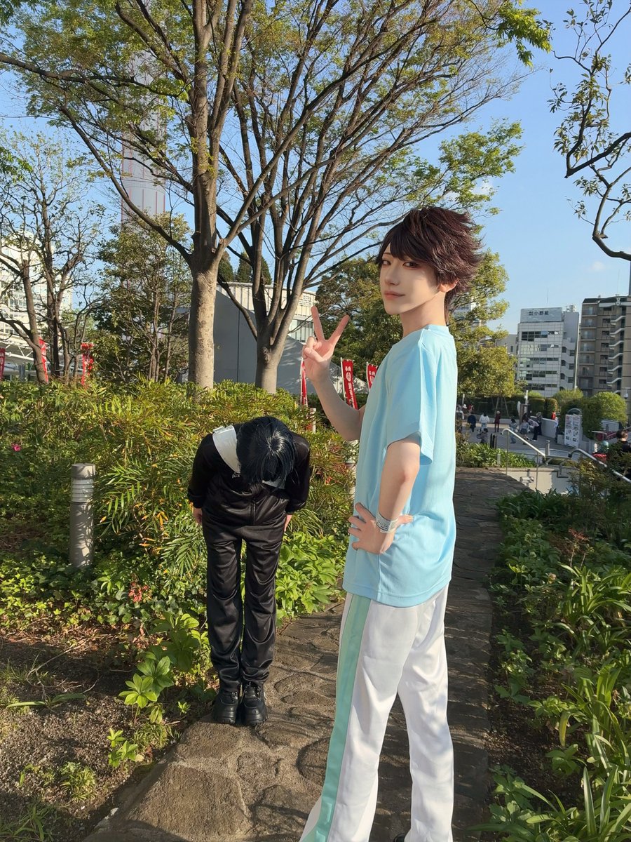 rO_2425's tweet photo. cos 

ﾄﾋﾞｵ、ｵｲｶﾜさんに頭上がらないの図✌️ https://t.co/LDsY5qP3W6