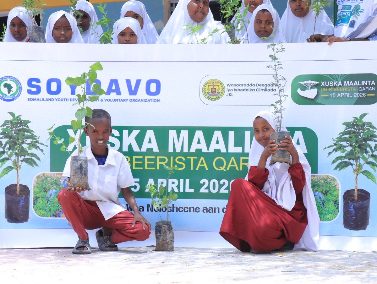 SOYDAVO1's tweet photo. Celebrated National Tree Planting Day with students today! Together, we’re taking steps toward a greener, cleaner future. 

Part of the national agenda for afforestation and environmental sustainability 

A small action today for a sustainable future 

#TreePlanting #GreenFuture https://t.co/67PaP9tu6i