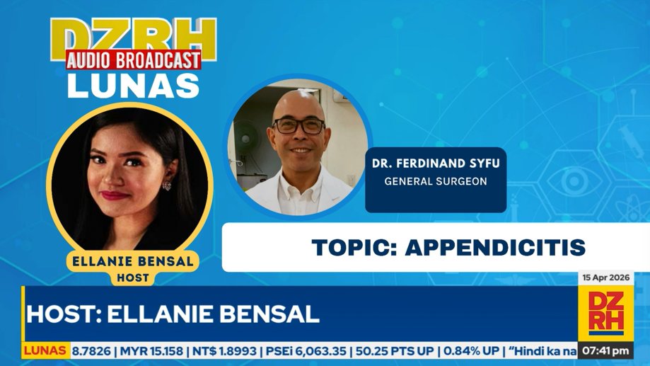 dzrhnews's tweet image. Masama ang pakiramdam o may anumang uri ng sakit? Worry no more! Tutok lang at makinig sa mga payo ng mga eksperto sa #Lunas kasama si Ellanie Bensal

WATCH: facebook.com/share/v/17Vx6h…