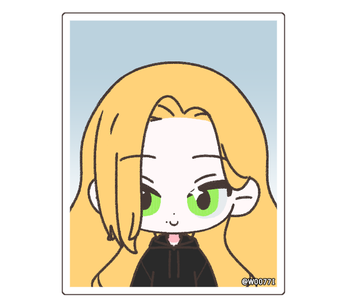 증,놀 ('증명사진 놀이' 라는 뜻)
입가의 점이 반대지만 그래도 만족