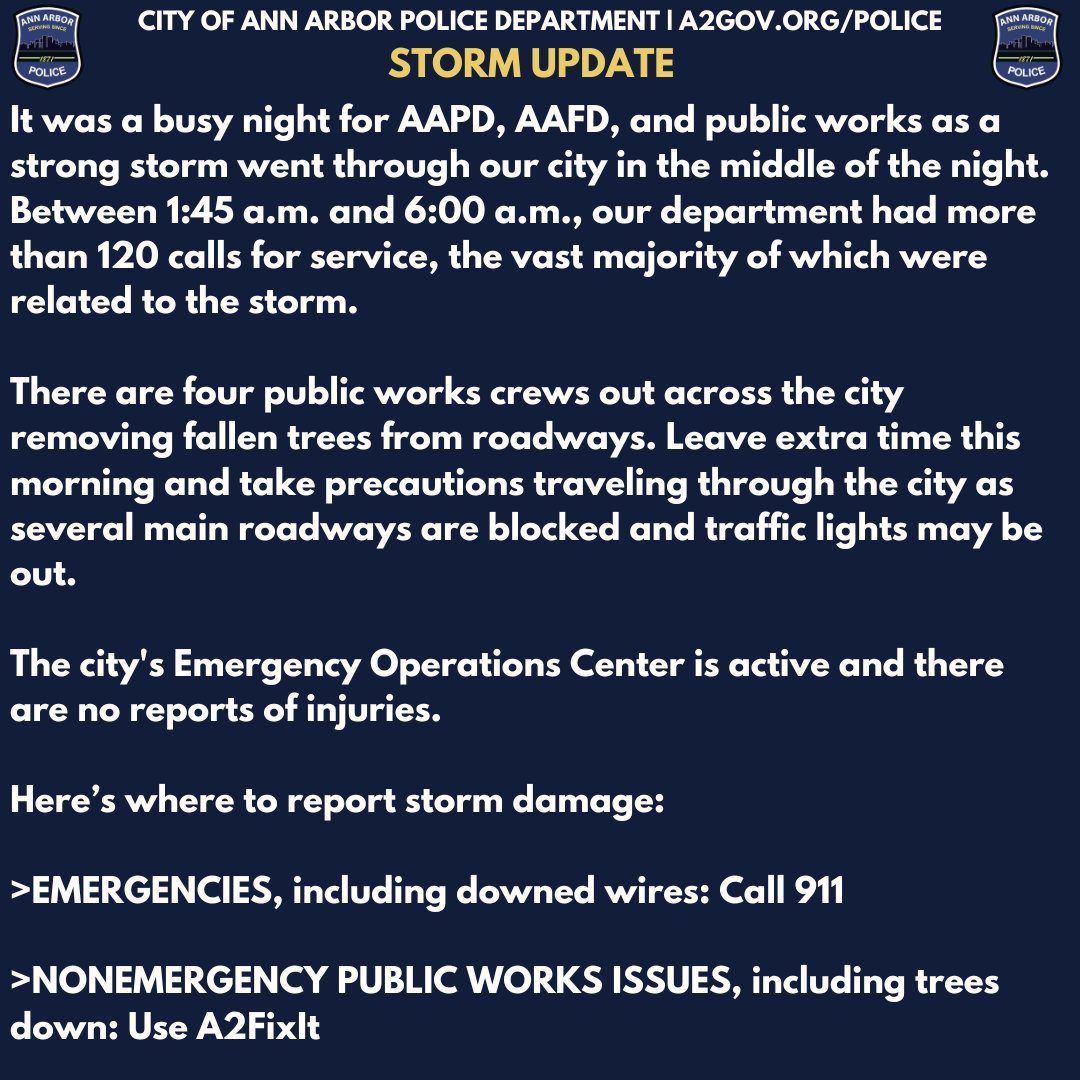 Ann Arbor Police tweet media