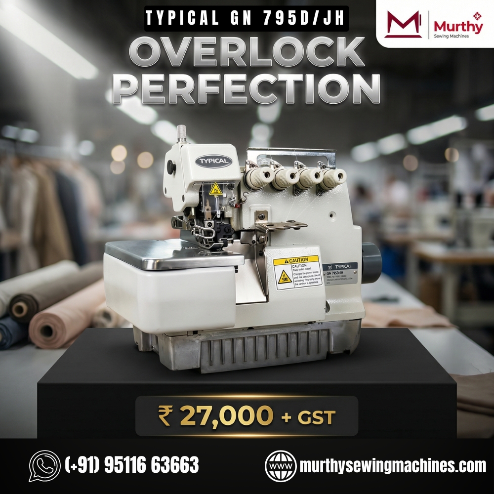 murthysewing's tweet image. Overlock Perfection with Typical GN 795D/JH
#OverlockMachine #TypicalSewingMachine #IndustrialSewingMachine #MurthySewingMachines #ChennaiBusiness #GarmentIndustry #TailoringMachine #BoutiqueSetup #SewingLife #TextileIndustry #ProfessionalTailor #GarmentProduction