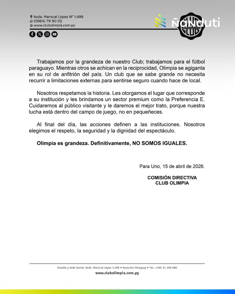 Radio Ñandutí tweet media