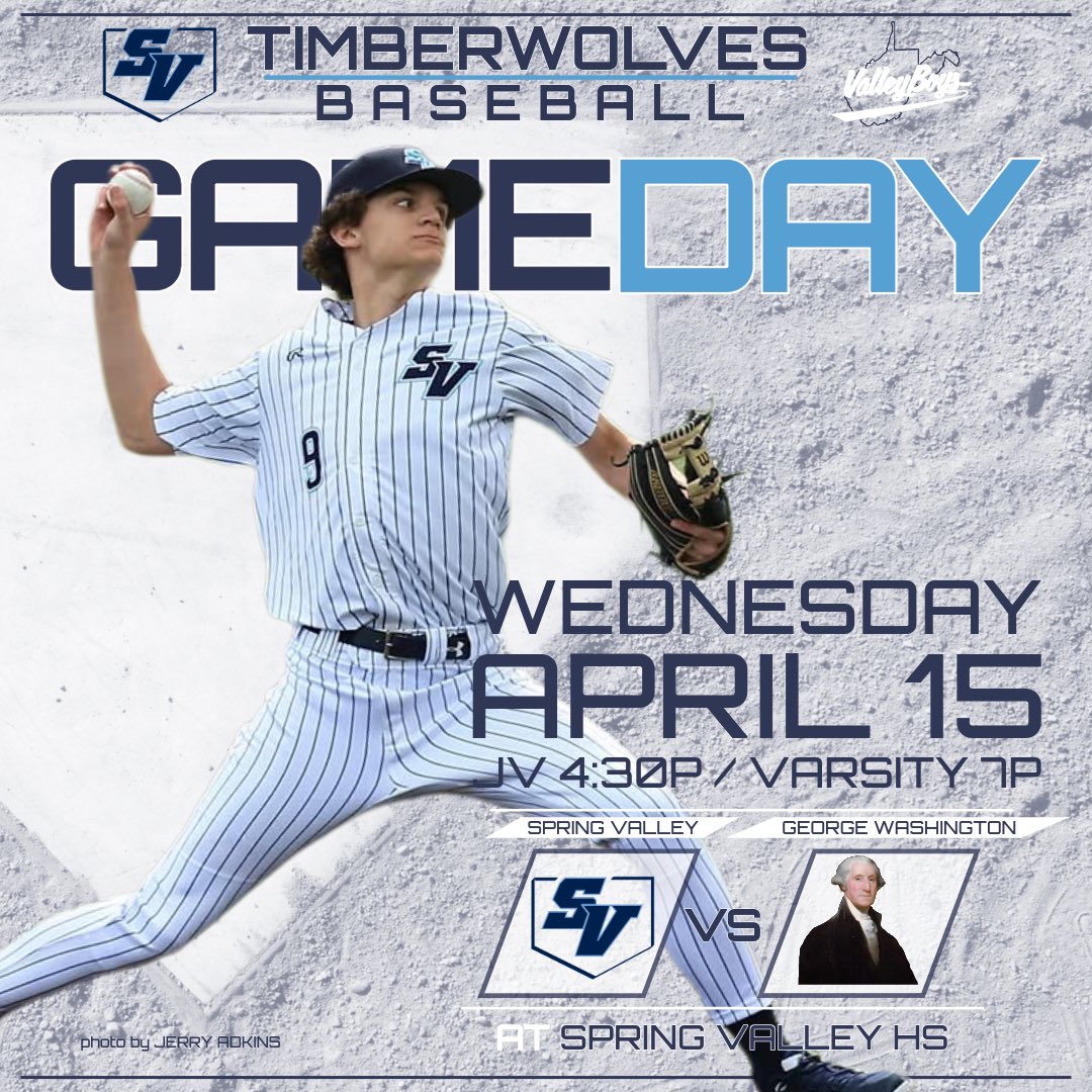 SVHS_WolvesBSBL's tweet image. Conference game at home this evening vs George Washington! 

JV 4:30 / Varsity at 7

#GoWolves #wvprepbase