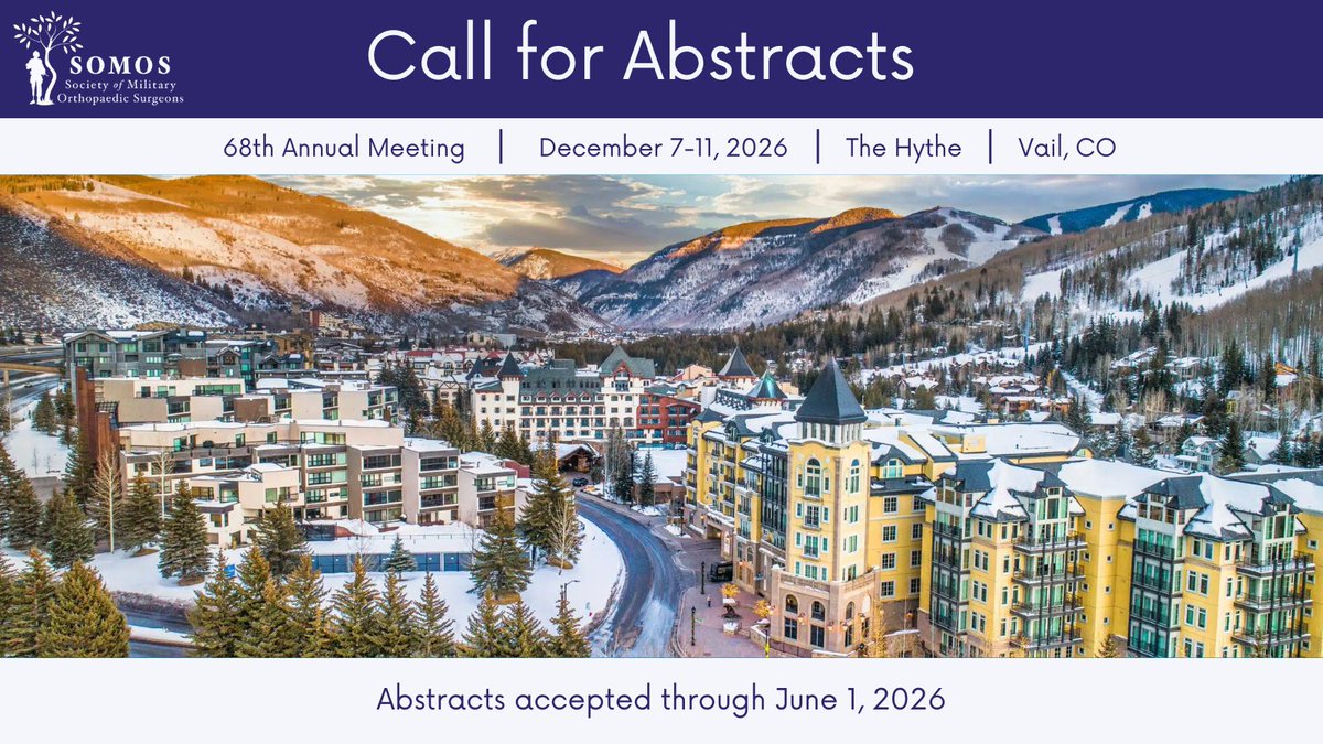 Society of Military Orthopaedic Surgeons tweet media