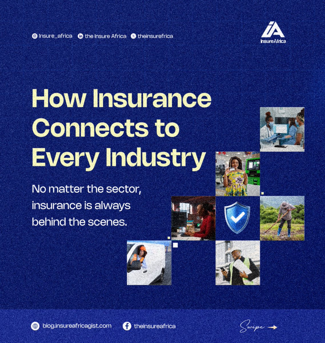 theinsurefrica's tweet image. From finance to tech, healthcare to entertainment - insurance powers it all behind the scenes. 🌍
 It’s the silent force keeping every industry moving, protected, and prepared for the unexpected.

 #InsuranceMatters #IndustryInsights #RiskManagement #FutureOfInsurance