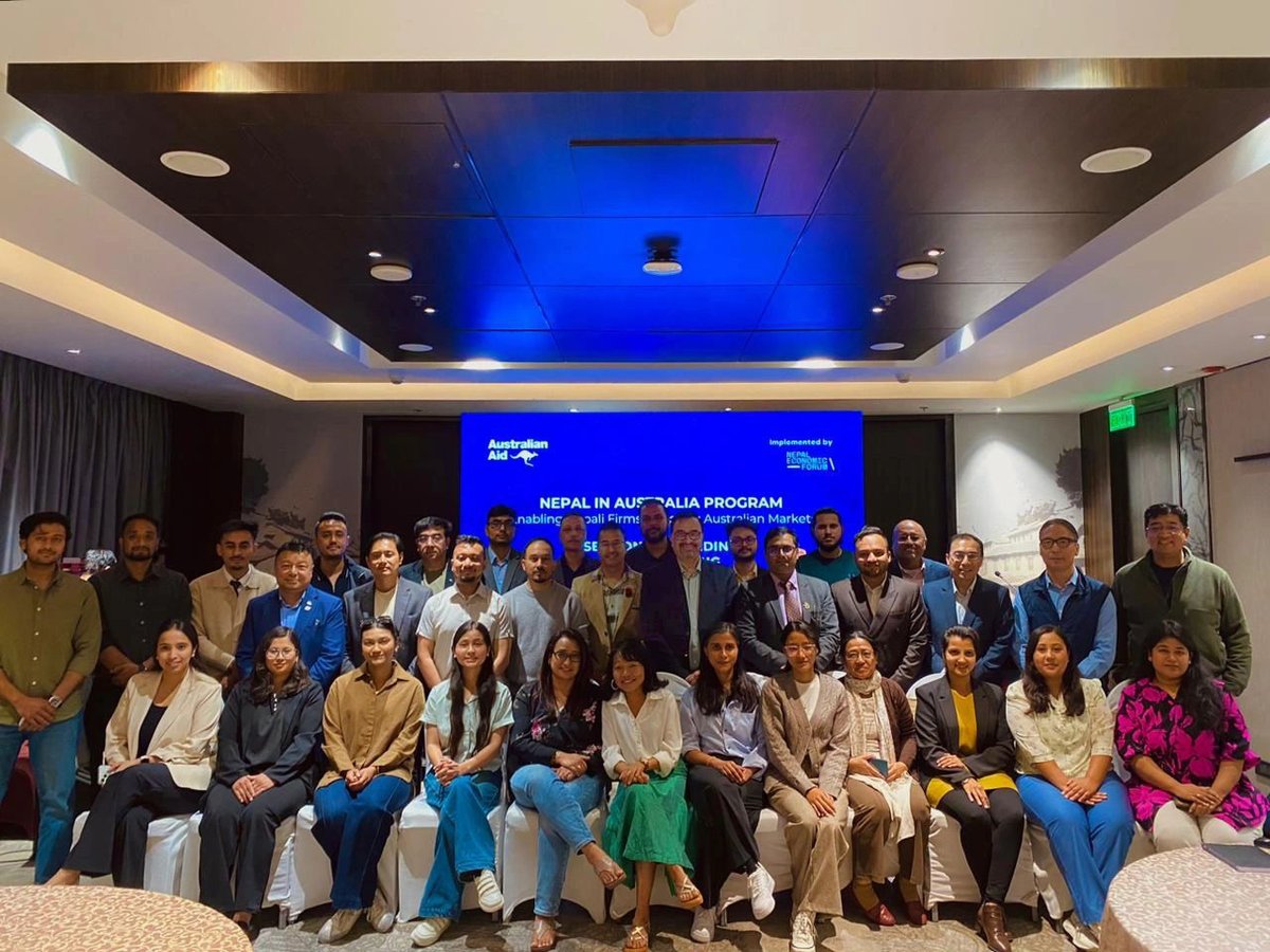 NEFNepal's tweet image. On April 9, 2026, the Nepal in Australia Program’s 2nd branding &amp;amp; marketing module, led by Rajneesh Chaturvedi, covered branding, positioning, digital marketing, and sustainability for Nepalese SMEs targeting Australia.

#NepalInAustralia #Branding #MarketingStrategy