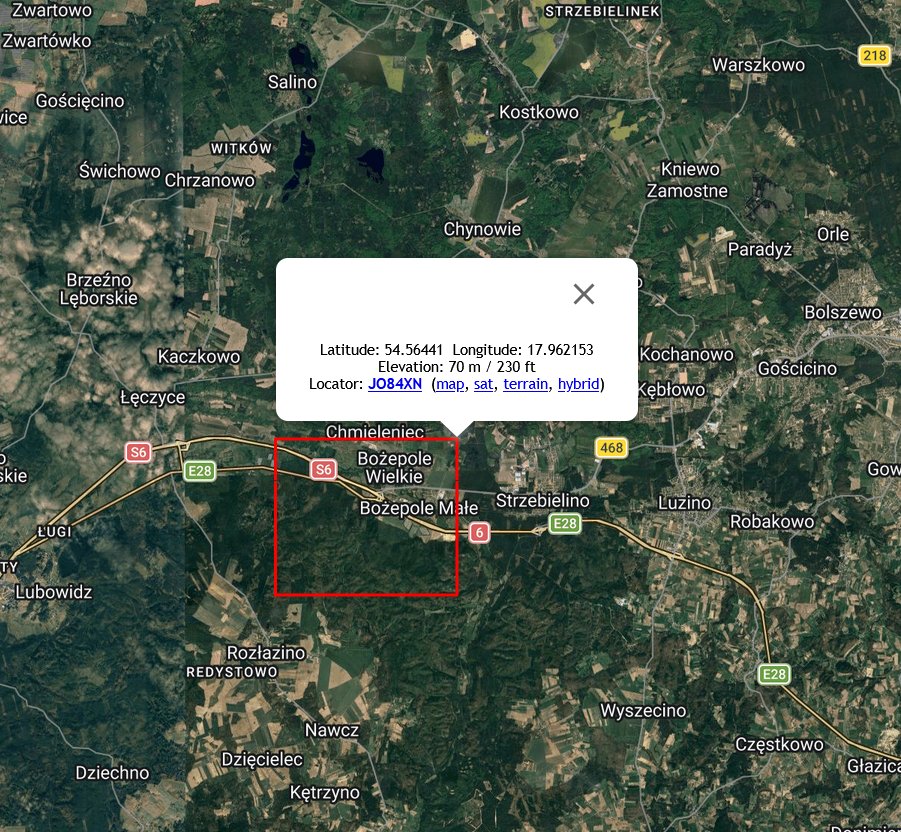 SP3RNZ's tweet image. Any interest for #JO84 (JO94) grids on LEO #SAT? 
Currently in JO94, trip home tomorrow. I can add some 2x50km trip to gridline JO84xn/JO94an for 3 passes in the afternoon about 12:30UTC. Will decide accordingly to demand level 🤔
