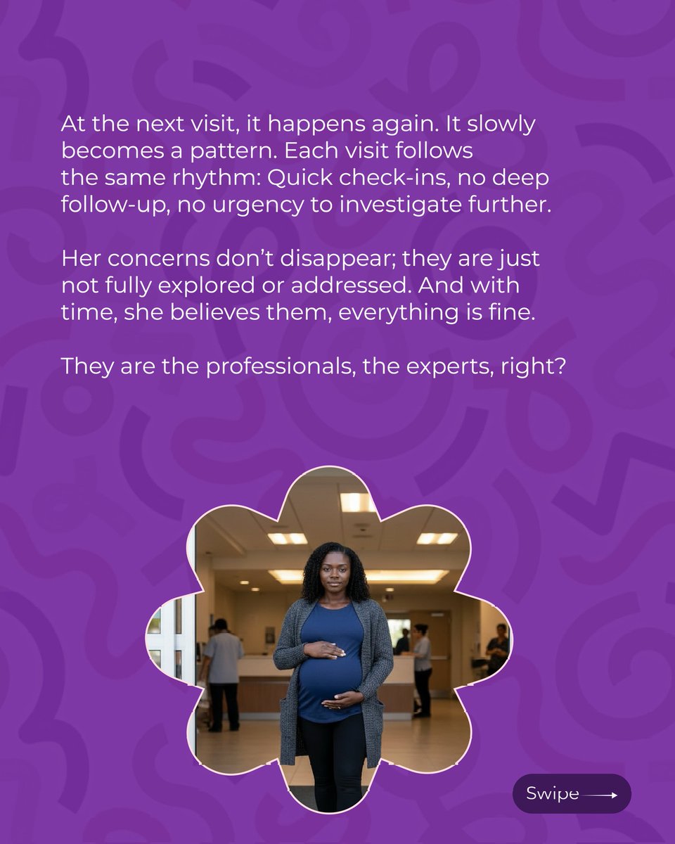 wilanglobal's tweet photo. Amaka did everything right. The system still failed her. She showed up, she asked questions and she advocated for herself.

But advocacy only works when someone on the other side is truly listening.
Nigeria accounts for nearly 30% of global maternal deaths because the systems meant to protect them weren't built with them in mind.

When women lead in healthcare, lived experience stops being dismissed as "nothing to worry about" and starts shaping policy, funding, and care design.

Better representation is a clinical intervention.
🔁 Share if you believe the voices most affected should be the ones leading the change.

👇 Drop a "🩺" if you know an Amaka.

#MaternalHealth #WomenInLeadership RepresentationMatters EndMaternalMortality