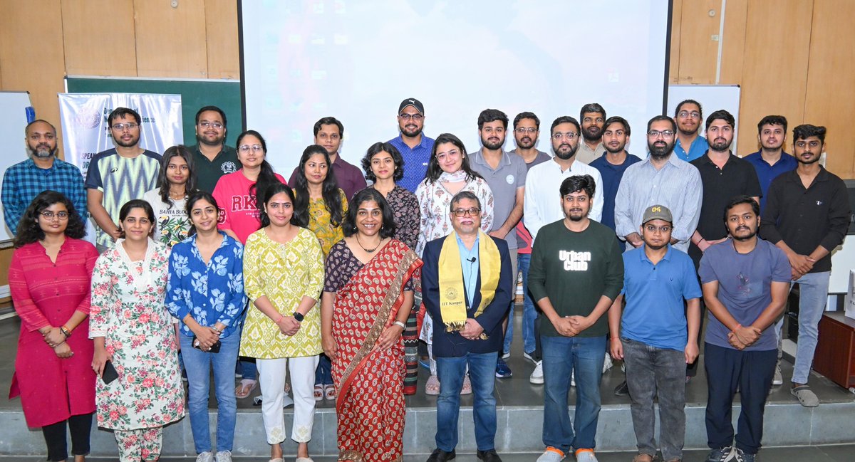 DoMS_IITKanpur's tweet image. The seminar explored how AI is reshaping research, redefining novelty, and guiding doctoral journeys in disruptive times. 
Insightful, practical, and thought-provoking—thank you for the inspiring session!
#Seminar #Innovation #Novelty #AIinResearch #IITK @IITKanpur