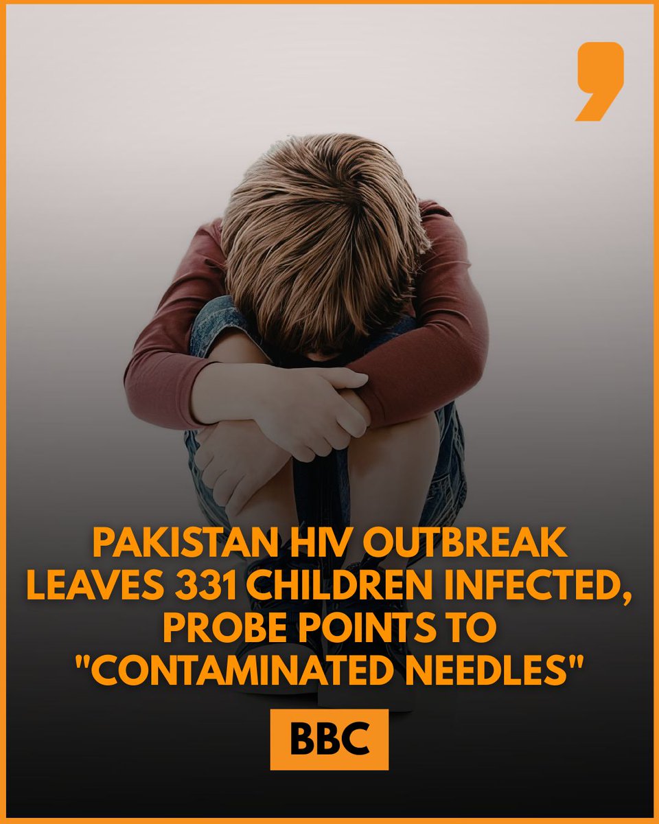 News9Tweets's tweet image. A BBC Eye #investigation has revealed alarming medical negligence at THQ Taunsa Hospital in #Pakistan’s Punjab province, linked to a major HIV outbreak among children. The report highlights the case of eight-year-old Mohammed Amin, who died after testing positive for #HIV, and