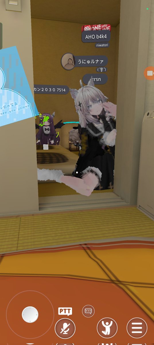 MAKE7861's tweet photo. なんか面白い人がいた。
|• •๑)”ㄘﾗｯ

#vrc https://t.co/miH2GNgs3k