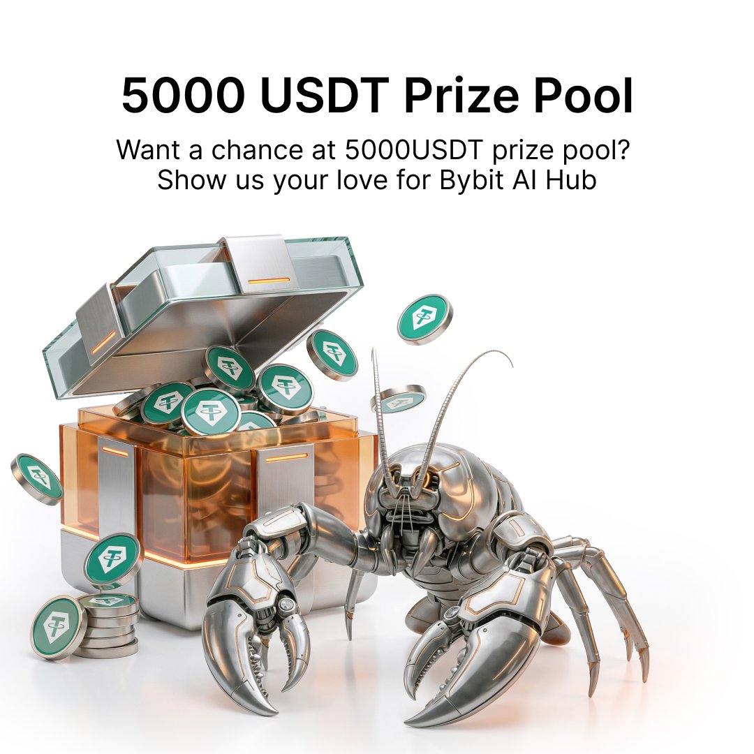Bybit_Official's tweet image. 🔥 Your AI edge could win you $100 USDT!
We’re giving away $5,000 USDT to the community.
Follow us, like this post, and quote RT with your best Bybit AI Hub use case.
50 winners. Are you one of them? 👀