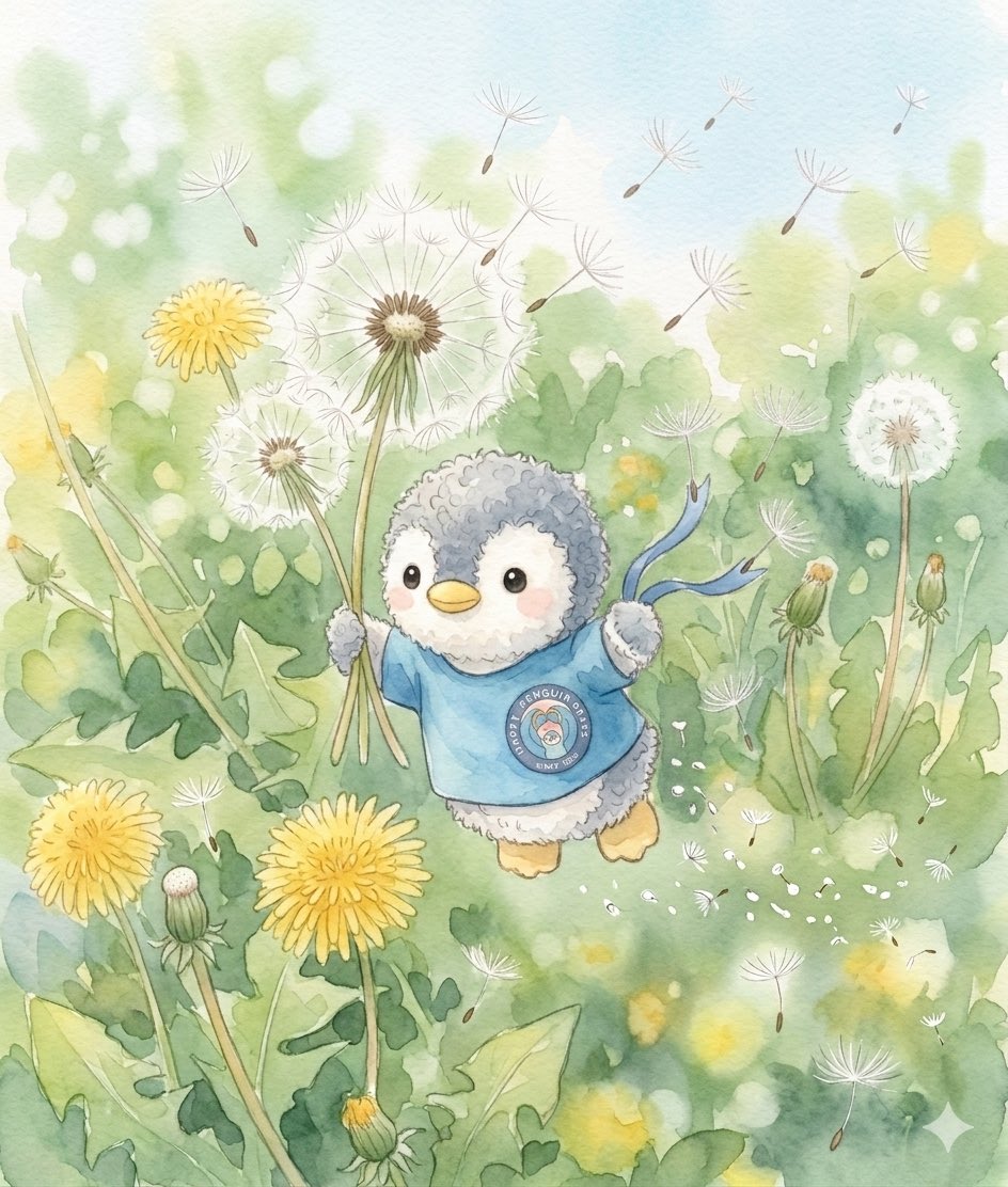 happyHPB1's tweet photo. おつペン🐧happyだペン🐧
ゆうべは、たんぽぽのわたげにつかまっておでかけするゆめをみたペン🐧
こんど、みんなのところにとんでいくペーン🐧🌟
#WeCanFly https://t.co/Hq6XsAI4c0