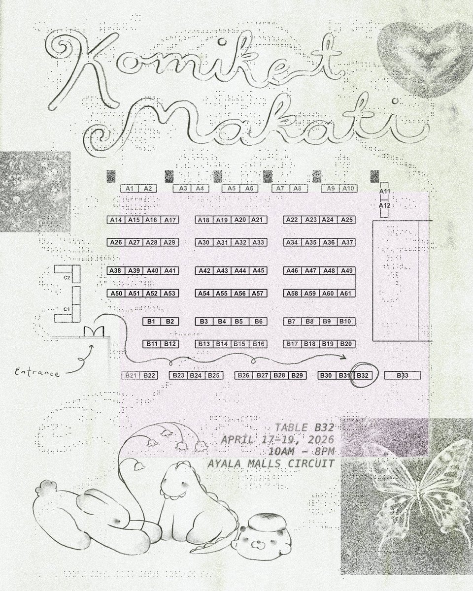 soft_bloom_'s tweet photo. back with @bensycake and @/yangdoesstuff this friday to sunday for @komiketph in ayala malls circuit! excited to spend the weekend with you, stay tuned for the catalog ><

KOMIKET MAKATI . ݁˖ . ݁.𖥔 ݁ ˖
⋆ table B32
⋆ april 17-19, 2026
⋆ 10am - 8pm
⋆ ayala malls circuit https://t.co/7dUUw7CEcZ