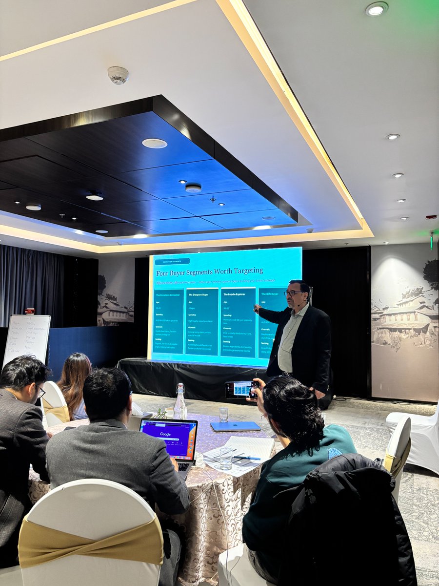 NEFNepal's tweet image. On April 9, 2026, the Nepal in Australia Program’s 2nd branding &amp;amp; marketing module, led by Rajneesh Chaturvedi, covered branding, positioning, digital marketing, and sustainability for Nepalese SMEs targeting Australia.

#NepalInAustralia #Branding #MarketingStrategy