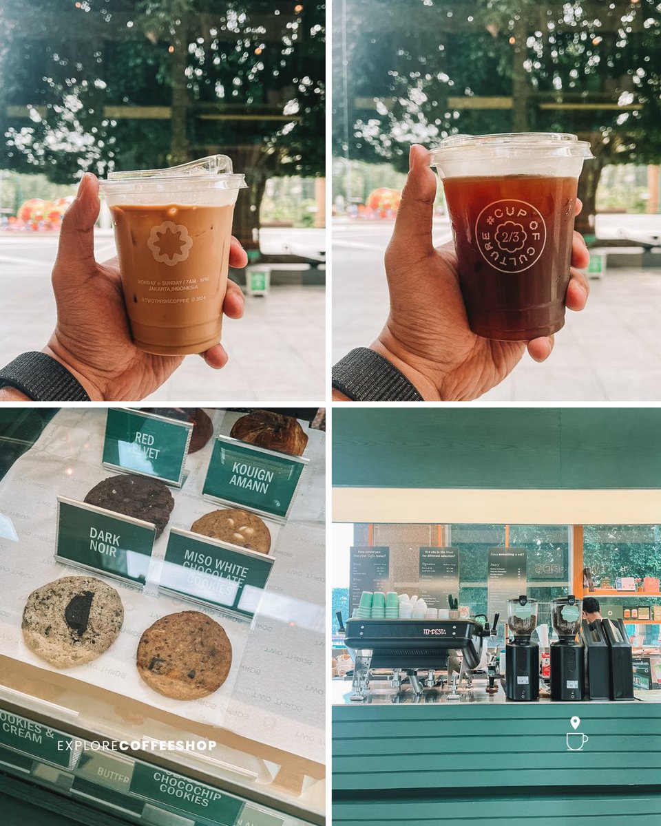 excoffeeshop's tweet photo. TWO THRDS COFFEE
☕ twothrdscoffee
📍 Sentral Senayan 1 - GF, Jakarta
⏰ 7AM - 8PM

Fave: 
Ice Black 44k
TwoThrds Latte 50k

Save for your hopping agenda in Senayan area! 
—
#explorecoffeeshop #coffeeshopjakarta #senayan #twothrdscoffee https://t.co/bzI29UyyBT